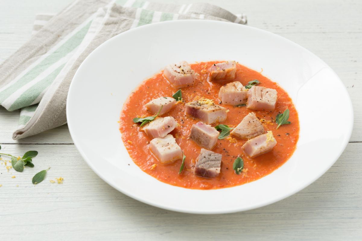 Schwertfisch mit Tomatensauce