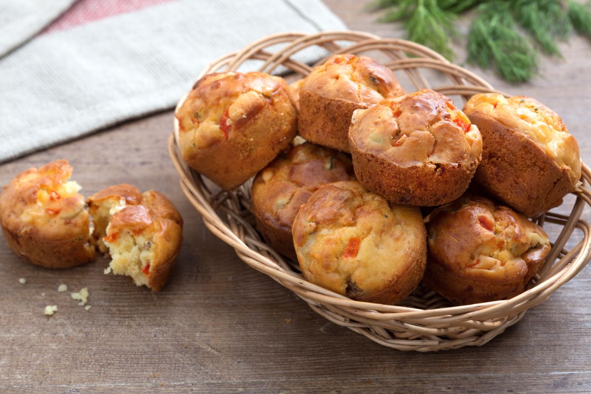 Muffins mit Paprika