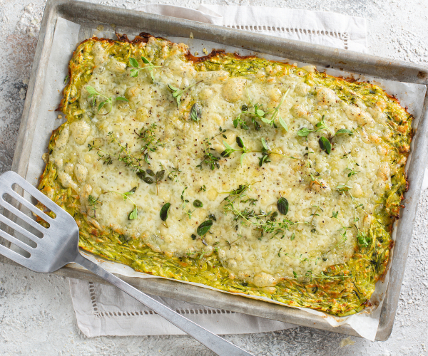 Zucchini-Fladen