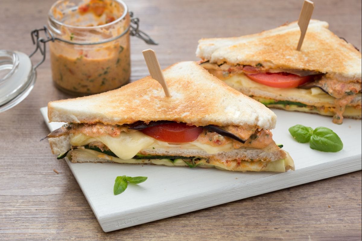 Vegetarischer Toast