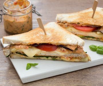 Vegetarischer Toast