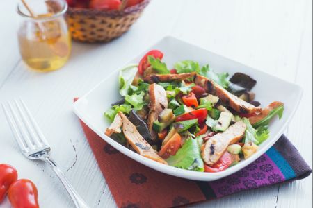 Hähnchen-Zucchini-Salat