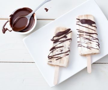Sahne und Kaffee Eis