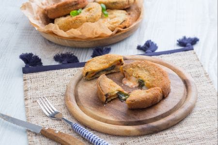 Auberginenschnitzel nach Parmesaner Art