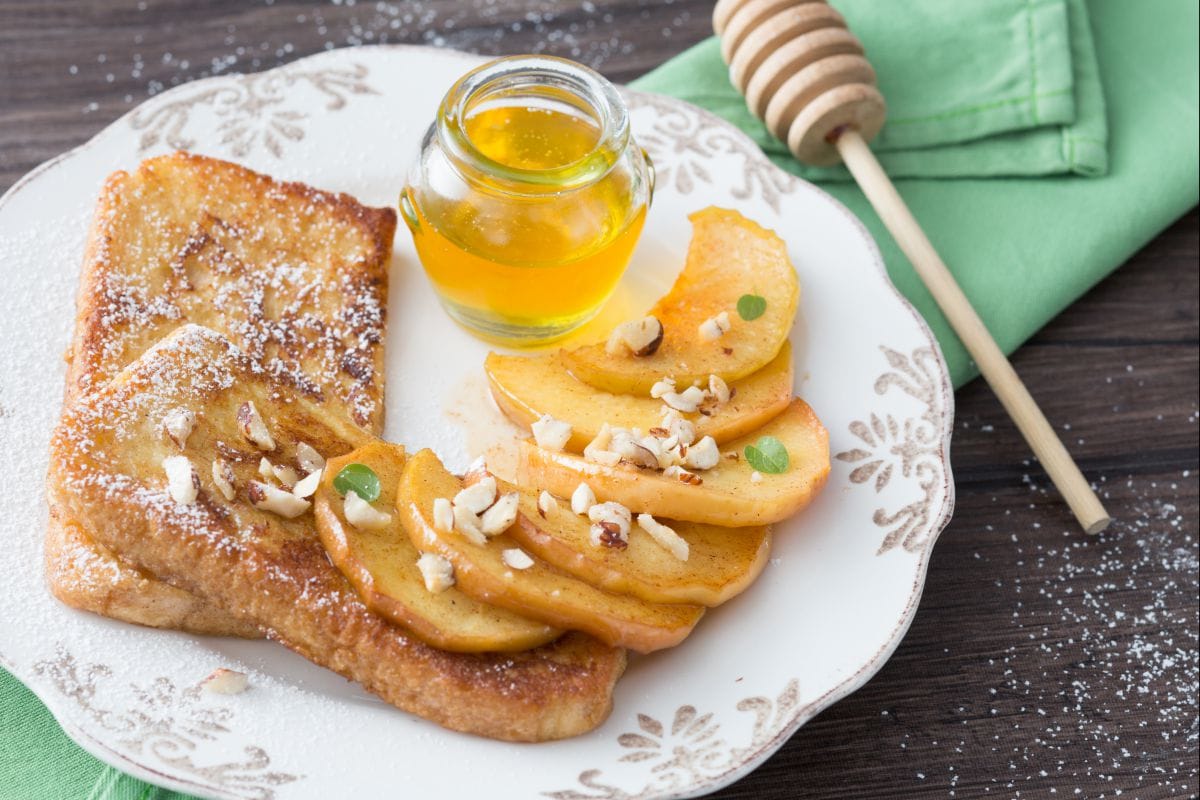 French Toast mit Äpfeln
