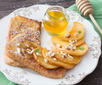 French Toast mit Äpfeln