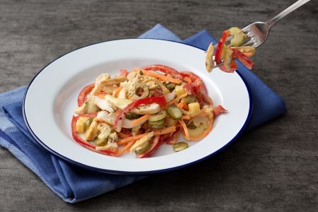 Würziger Hühnersalat