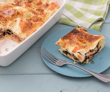 Lachs-Lasagne