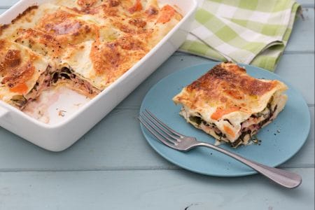 Lachs-Lasagne