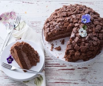 Schokoladen-Mimosen-Torte