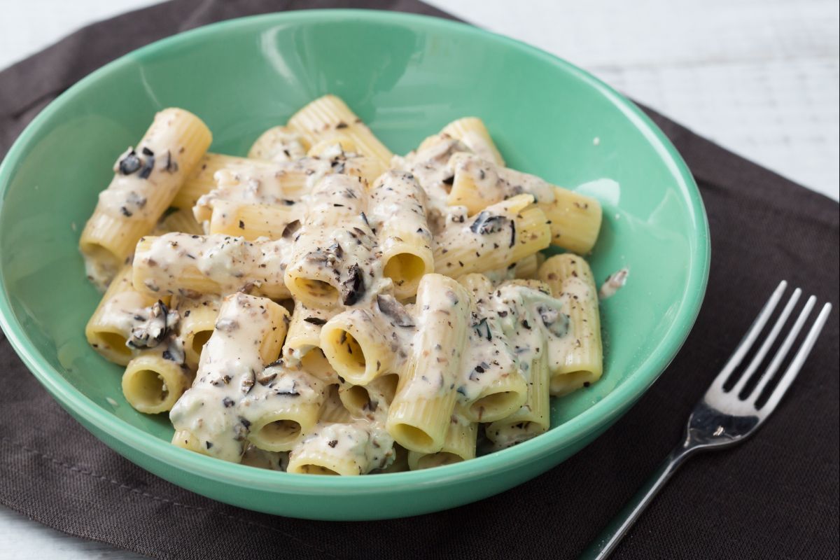 Pasta mit Asche