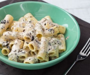 Pasta mit Asche