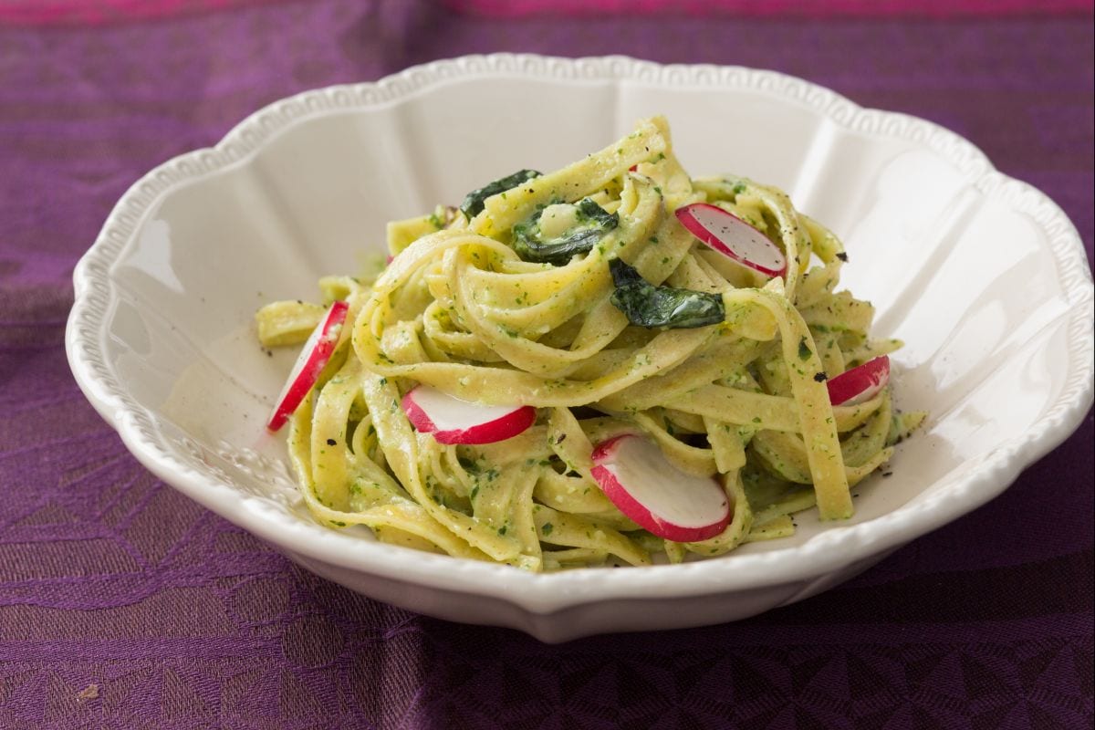 Pasta mit Radieschen