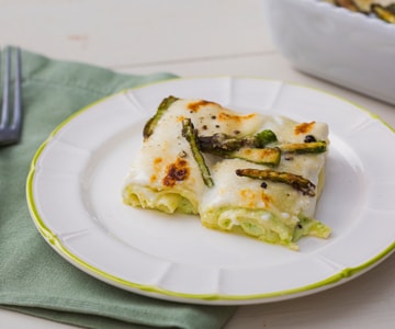 Crêpes mit Spargelcreme