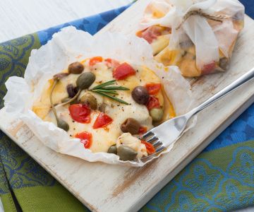 Mediterrane Scamorza-Päckchen