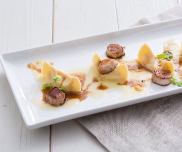 Casoncelli aus Polenta mit Kaninchen