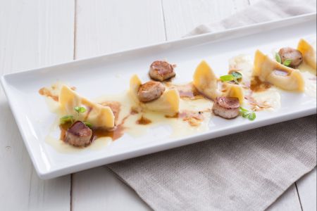Casoncelli aus Polenta mit Kaninchen