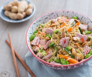 Gebratener Reis mit Thunfisch