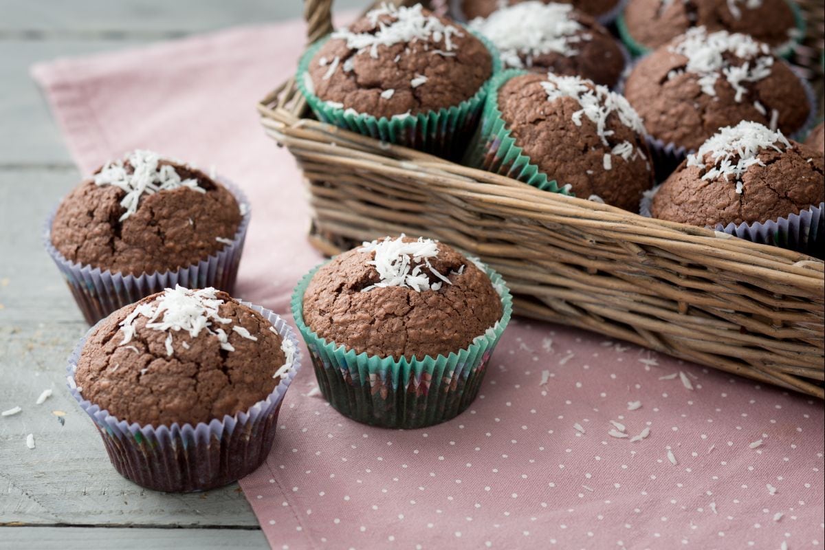 Kokos-Schokoladen-Muffins