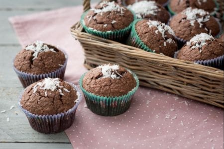 Kokos-Schokoladen-Muffins