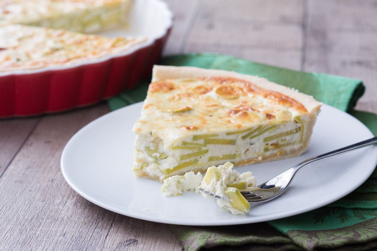 Quiche mit Trombetta-Zucchini