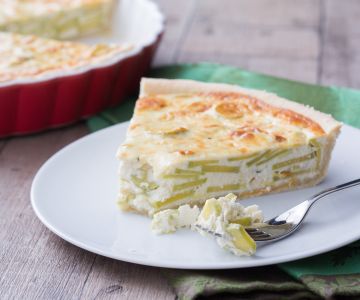 Quiche mit Trombetta-Zucchini