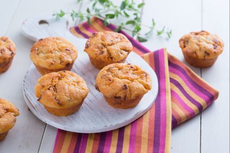 Herzhafte Muffins ohne Ei