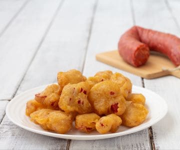 Würzige Salami-Krapfen